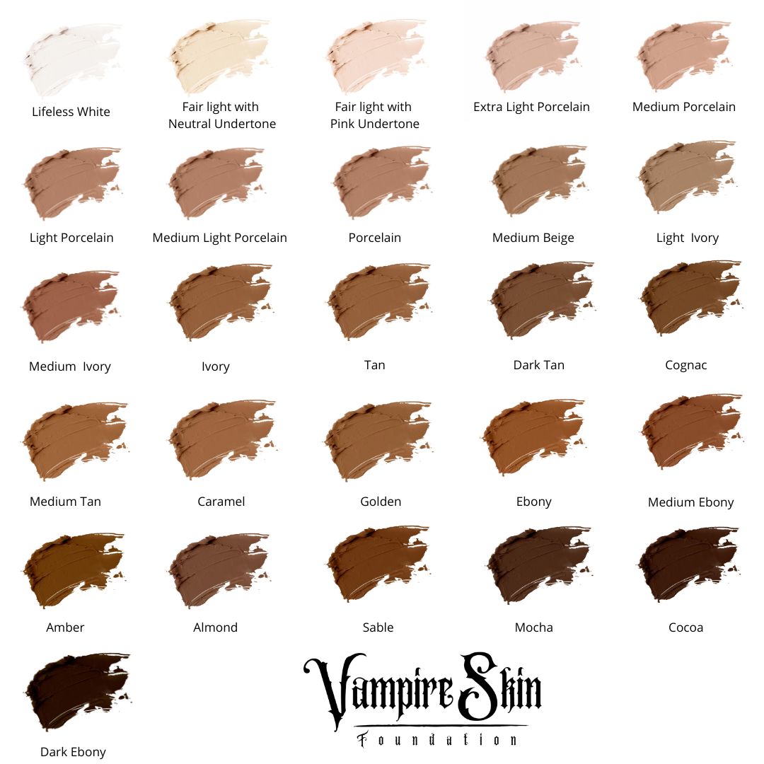 Vampire Skin Liquid Foundation - Fair light with Pink Undertone