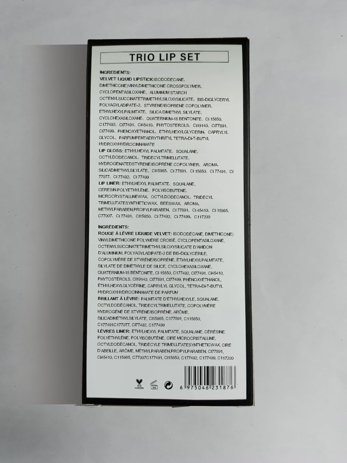 2 PCS Black Matte Lip Liner and Liquid Lipstick Makeup Set,Waterproof Matte Lip Gloss Lipstick Set,High Pigmented & Non-Sticky Velvet Lipgloss Halloween Gothic Cosplay Makeup Set