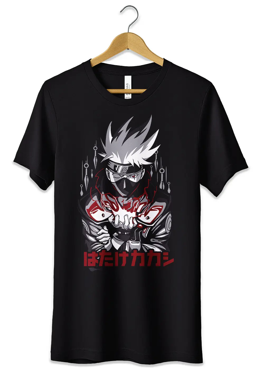 T-Shirt Maglietta Maestro Ninja Kakashi Hatake Naruto Anime