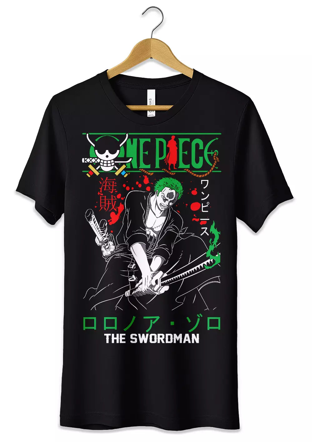 T-Shirt Maglietta Anime Zoro One Piece