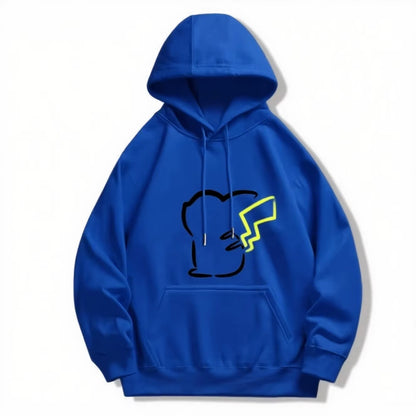 Pokémon Cute Eevee/Pikachu Printed Hoodie for Men and Women 2025 Autumn/Winter New Y2K Harajuku plus Size Casual Sweater Top