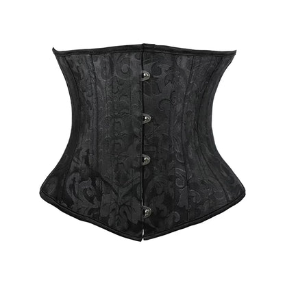 Underbust White Black Corset Woman Belt plus Size Top Short Steel Boned Girdles Slimming Waist Shapers Gothic Clothing Bodice
