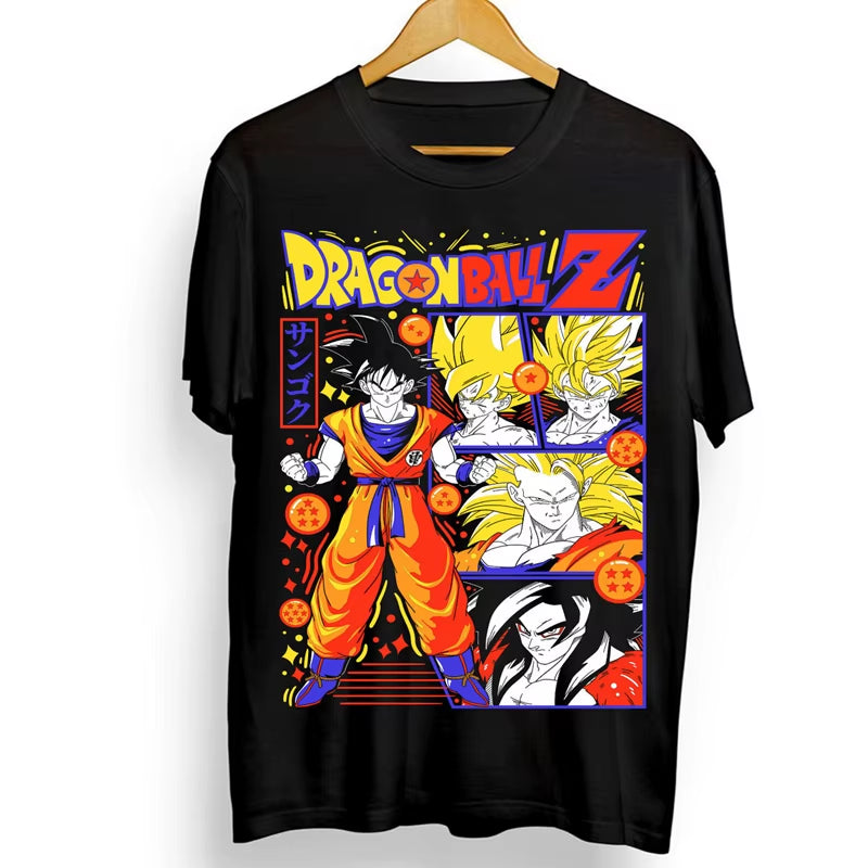 Men Women Son Goku Dragon Ball Z T Shirts Vegeta 100% Cotton Clothes Funny Short Sleeve Crewneck Tee Shirt New Arrival T-Shirts
