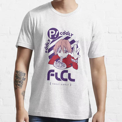 Flcl the Pillows Live Men'S T Shirt Japanese Anime Clothing Fooly Cooly Short Sleeve O Neck T-Shirt Cotton plus Size Clothing