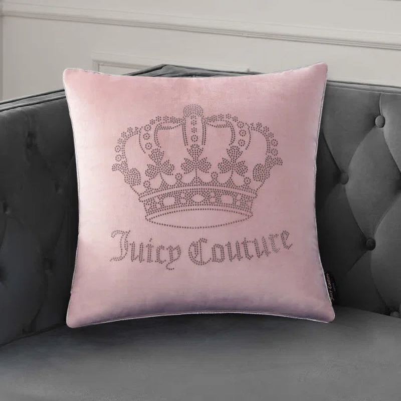 Gothic Rhinestone Decorative Pillow