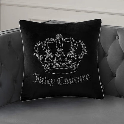 Gothic Rhinestone Decorative Pillow