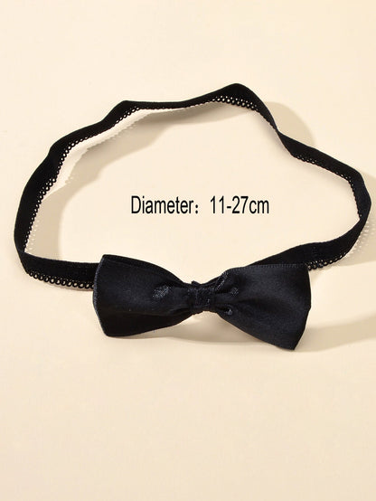 Gothic Elastic Leg Ring Belt Black Lace Bow tie Thigh Ring Garters Body Jewelry