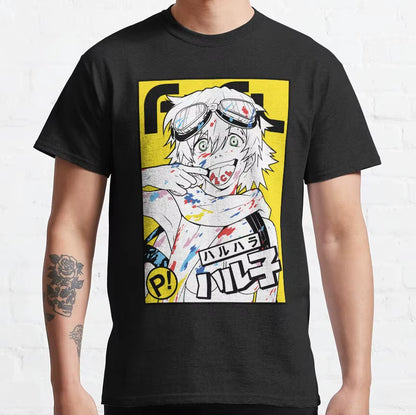Flcl the Pillows Live Men'S T Shirt Japanese Anime Clothing Fooly Cooly Short Sleeve O Neck T-Shirt Cotton plus Size Clothing
