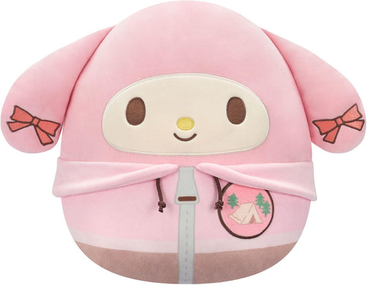 Squishmallows Original Sanrio 12in Cute Camping My Melody – Official Jazwares Plush (Medium-Sized)