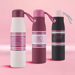 Luxe Loop 17 Oz. Varsity Logo Dogwood Pink Stainless Steel Tumbler with Woven Loop Handle