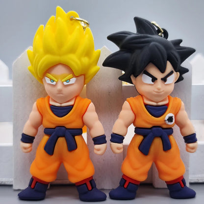 Anime Dragon Ball Keychain Son Goku Vegeta Piccolo