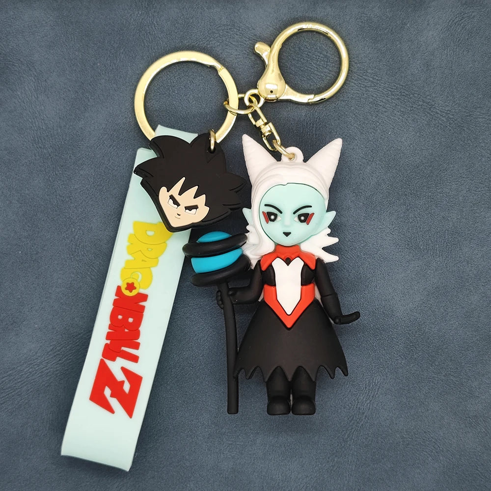 Anime Dragon Ball Keychain Son Goku Vegeta Piccolo
