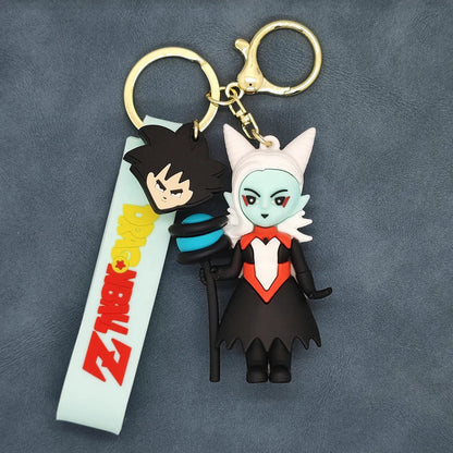 Anime Dragon Ball Keychain Son Goku Vegeta Piccolo