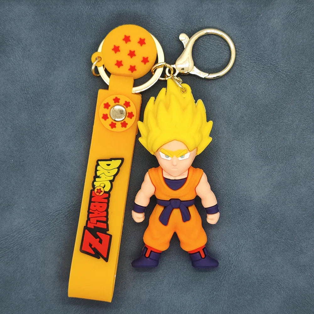 Anime Dragon Ball Keychain Son Goku Vegeta Piccolo