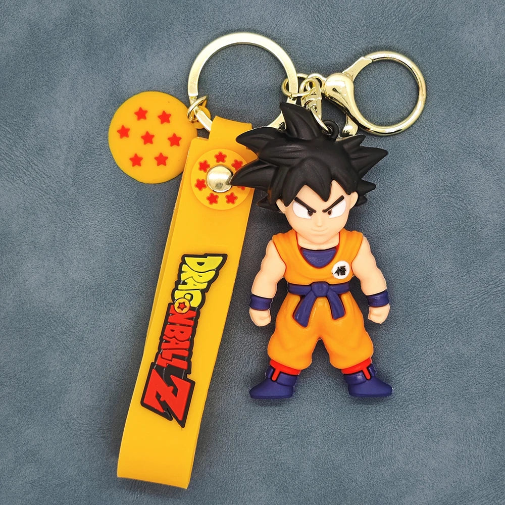 Anime Dragon Ball Keychain Son Goku Vegeta Piccolo