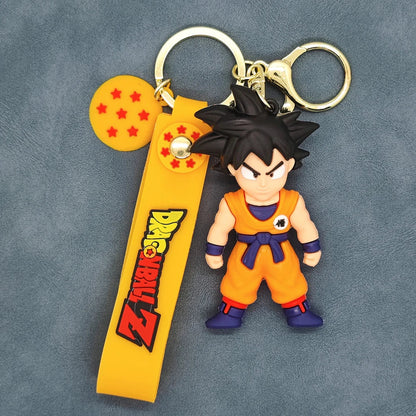 Anime Dragon Ball Keychain Son Goku Vegeta Piccolo