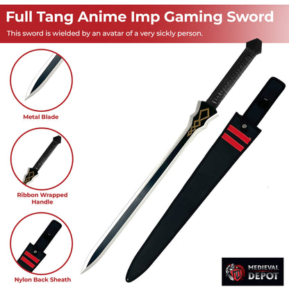 Full Tang Anime Imp Gaming Sword