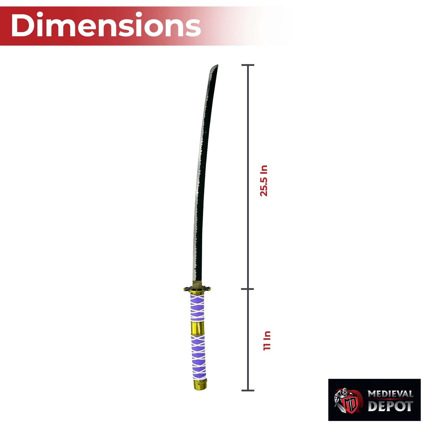 Nidai Kitetsu One Piece Anime Katana