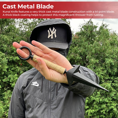Ninja Yondaime Tri-Point Anime Kunai Knife