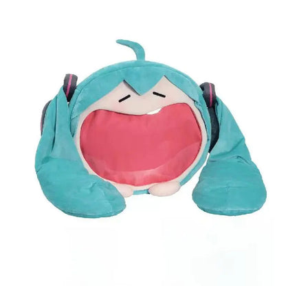 Anime Hatsune Miku Cosplay Plush Backpack
