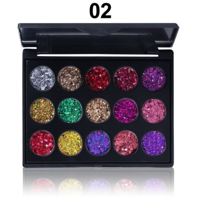 Shimmering Diamond Eyeshadow Palette