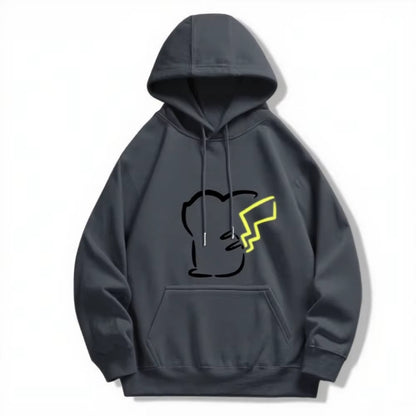 Pokémon Cute Eevee/Pikachu Printed Hoodie for Men and Women 2025 Autumn/Winter New Y2K Harajuku plus Size Casual Sweater Top