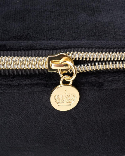 Black Hot Pink Makeup Bag Cosmetics Organizer Travel Essentials Compartmentalized Glitter