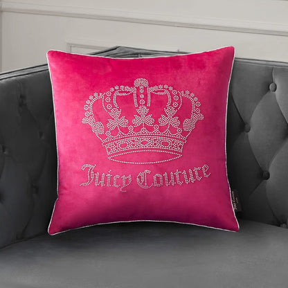 Gothic Rhinestone Decorative Pillow