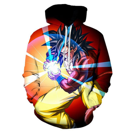 Dragon Ball Super 3D Hoodie Men /Women Spring Autumn Fashion Sweatshirt Unisex Japanese Anime Goku Print Jacket Outerwear