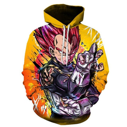 Dragon Ball Super 3D Hoodie Men /Women Spring Autumn Fashion Sweatshirt Unisex Japanese Anime Goku Print Jacket Outerwear