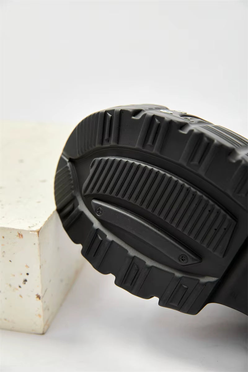 2025 New Diablo Daddy Shoes Platform Women'S Heavy Metal Personality Gothic Punk Boots Men