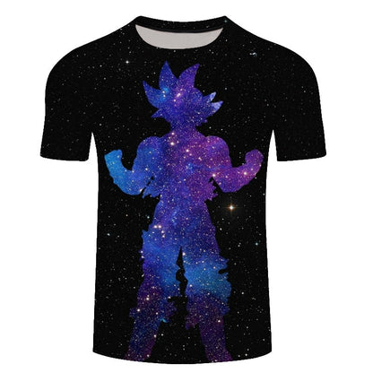 Goku Dragon Ball Z 3d T Shirt Summer Hipster Short Sleeve Tee Tops Men/Women Anime DBZ Harajuk T-Shirts Homme
