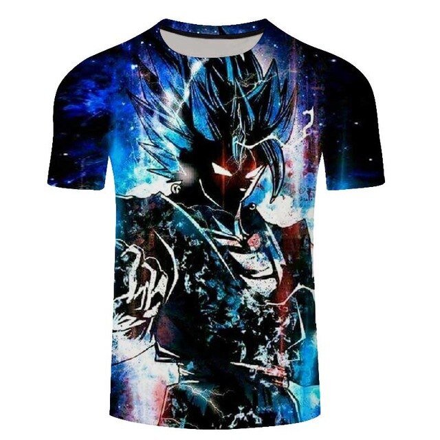 Goku Dragon Ball Z 3d T Shirt Summer Hipster Short Sleeve Tee Tops Men/Women Anime DBZ Harajuk T-Shirts Homme