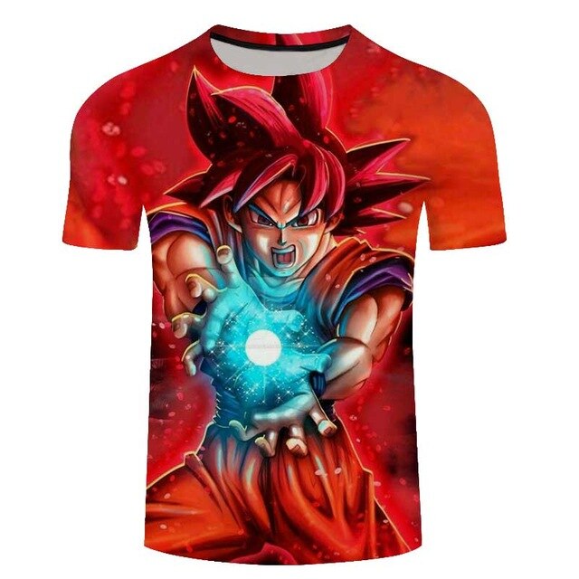 Goku Dragon Ball Z 3d T Shirt Summer Hipster Short Sleeve Tee Tops Men/Women Anime DBZ Harajuk T-Shirts Homme
