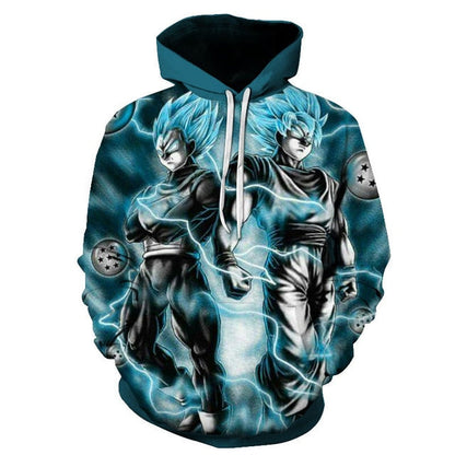 Dragon Ball Super 3D Hoodie Men /Women Spring Autumn Fashion Sweatshirt Unisex Japanese Anime Goku Print Jacket Outerwear