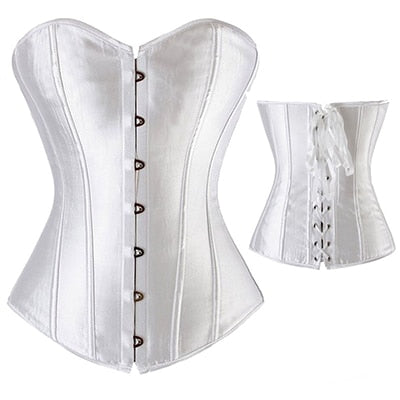 X Sexy Women steampunk clothing gothic Plus Size Corsets Lace Up boned Overbust Bustier Waist Cincher Body shaper corselet S-6XL