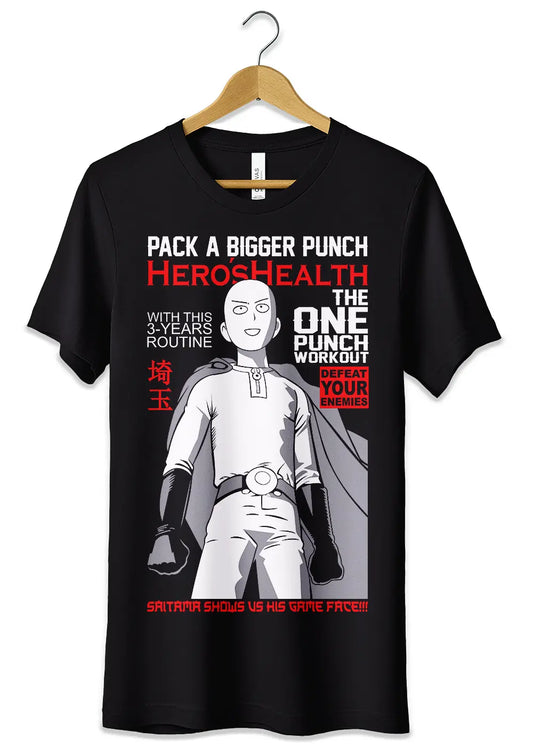 T-Shirt Maglietta Saitama Anime One Punch Man