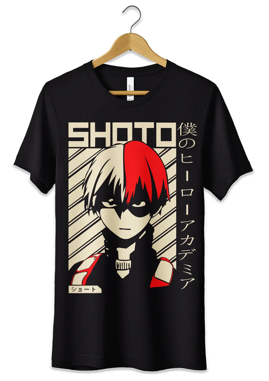 T-Shirt Maglietta Shoto My Hero Academia Anime Fans
